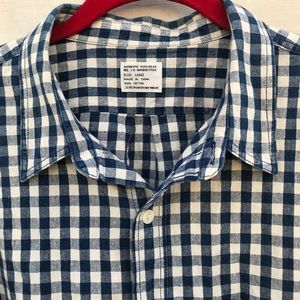 Jcrew gingham checkered shirt